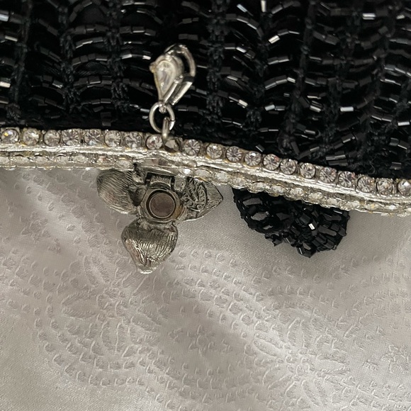 CLARA KASAVINA BEAD WOVEN EVENING HANDBAG - Picture 12 of 15